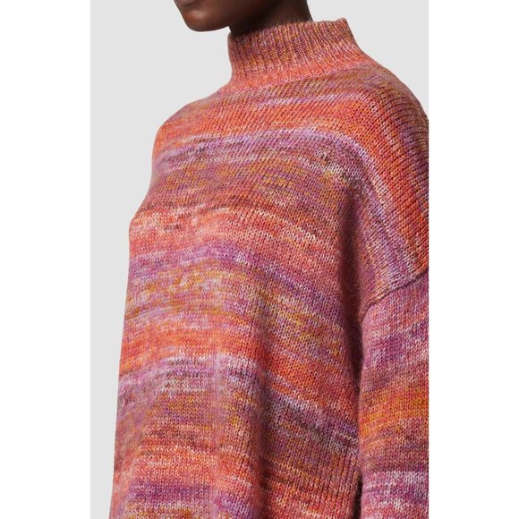 HUDSON JEANS Space Dye Mock Neck Sweater - NWT - Picture 4 of 6